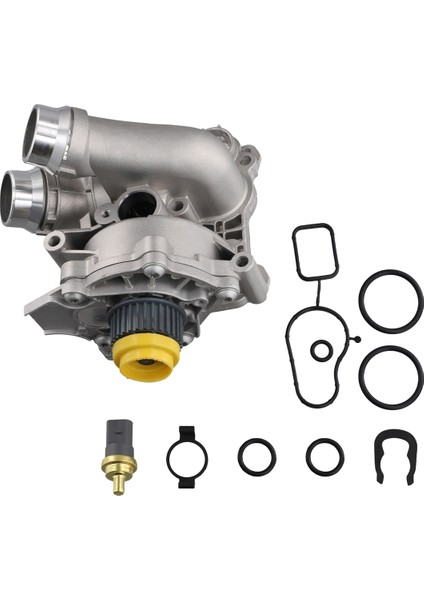 Motor Soğutucu Su Pompası Passat Için Termostat cc Golf Tiguan Jetta -Audi A3 A4 A5 A6 Q3 Q5 Tt 1.8t 2.0t 06H121026 (Yurt Dışından)
