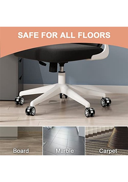 Sandalye Tekerleklerinin Değiştirilmesi Sert Ahşap Zeminler Için Yuvarlanan Tekerlekler (Yurt Dışından) fiyatları