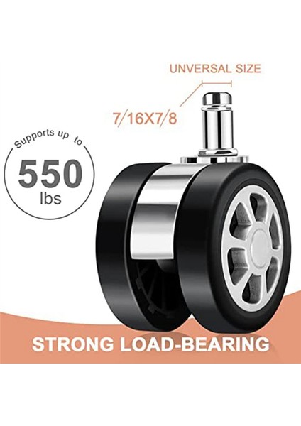 Sandalye Tekerleklerinin Değiştirilmesi Sert Ahşap Zeminler Için Yuvarlanan Tekerlekler (Yurt Dışından) indirimleri