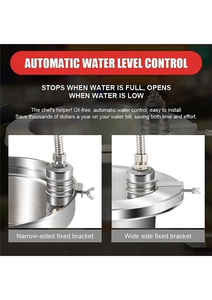 304 Paslanmaz Çelik Tam Otomatik Su Seviye Kontrol Şamandıra Vanası (Yurt Dışından) fırsatları