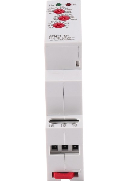 12-240VACDC Din Ray Tipi Zaman Geciktirme Rölesi 16A250VAC Atmt1-M1 (Yurt Dışından) modelleri