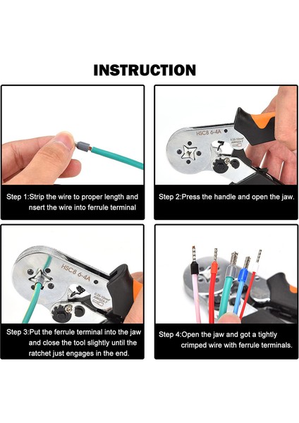 Tel Ferüller Konnektör Terminalleri Kiti 1200 Adet Izoleli Kablo Pin Ucu (Yurt Dışından) fırsatları