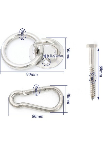 Hamak Askı Takımı Hamak Salıncak Kancaları Kum Torbası Tavan Braketi (Yurt Dışından) fiyatları