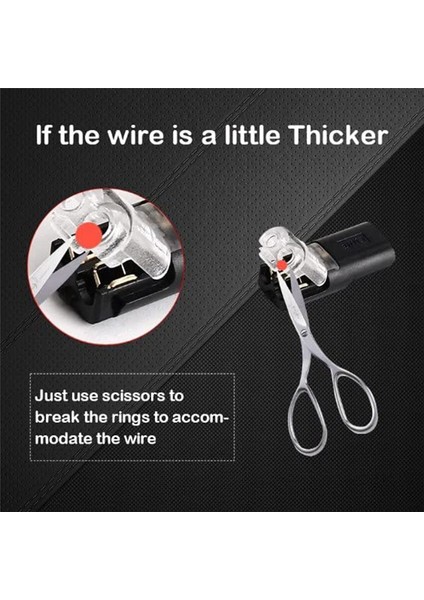 Kilitli Tokalı Çift Kablolu Tak-Çıkar Konnektörü (Yurt Dışından) modelleri