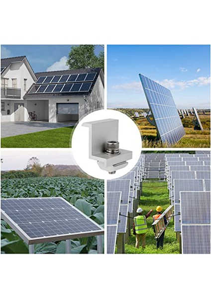 12 Adet Güneş Modülü Braketi Uç Kelepçesi Pv Güneş Modülü Çatısı Için 30MM (Yurt Dışından) indirimleri