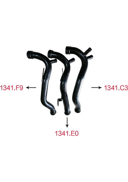 Su Pompası Borusu 1341F9 1341.F9 1341-F9 Soğutucu Boru Peugeot Için Kullanılan Su Pompası Citroen 206/307/308 (Yurt Dışından) fiyatları