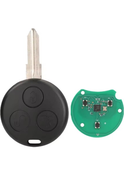 Araba 433MHZ 3 Mercedes-Benz Smart Fortwo Için Chıp ile Uzaktan Anahtar 1998-2006 Araba Anahtarı (Yurt Dışından)