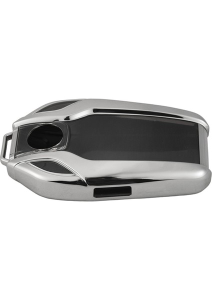 Tpu Car Tam Key Vasa Kapak LCD Uzaktan Tuş Fob Kasası Bmw 7 Serisi 740 6 Serisi Gt 5 Seri 530I X3 (Gümüş) (Yurt Dışından) fiyatları