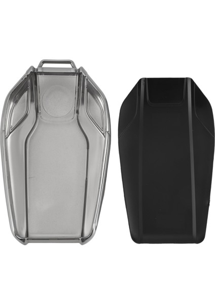 Tpu Car Tam Key Vasa Kapak LCD Uzaktan Tuş Fob Kasası Bmw 7 Serisi 740 6 Serisi Gt 5 Seri 530I X3 (Gümüş) (Yurt Dışından) indirimleri