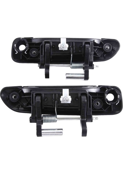 2 Adet Ön Dış Dış Kapı Kolları Honda City Jazz Fit 2002-2008 Için Siyah Yeni Set (Yurt Dışından)