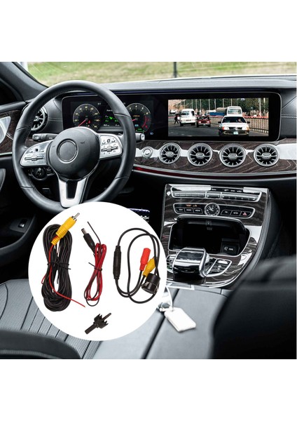 Araba Arka Görünüm Kamerası 8 LED Yuvarlak Yedek Kamera 170 Derece Arka Görme Hd Gece Görüşü Universal (Yurt Dışından) fiyatları