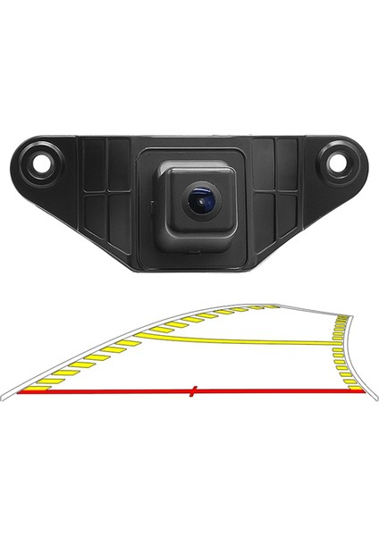 Toyota Land Cruiser Prado Için Yörünge Park Hattı ile Araba Arka Görünüm Ters Kamera Dinamik Park Kamerası 2010-2014 (Yurt Dışından) fırsatları