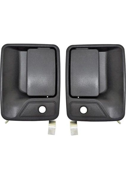 2pcs Sol Sağ Ön Dış Kapı Kolları Ford Super Duty Crew Cab Için Siyah Yeni Set 1999-2016 (Yurt Dışından)