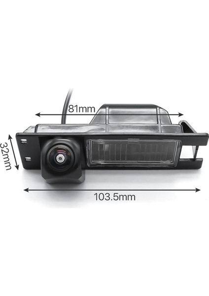 Araba Arka View Kamera 170 Derece Hd 1080P Ahd Fisheye Kamera Opel Astra H J Corsa Meriva Zafira Insignia Fiat Grande (Yurt Dışından) modelleri