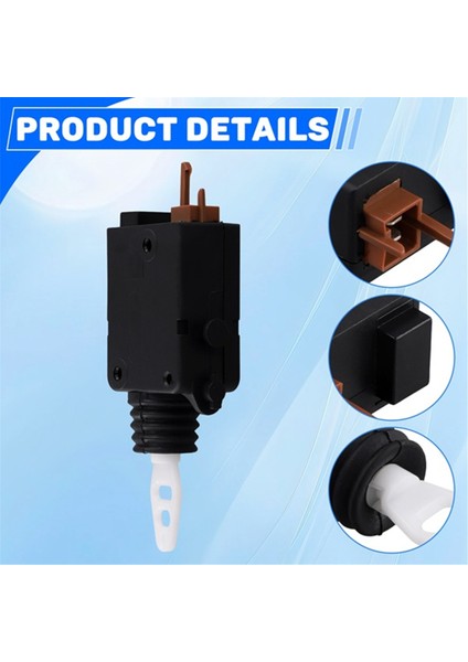 661503 Kapı Kilidi Peugeot Için Motor Aktüatör 106 205 309 405 605 Citroen Xsara Saxo Berlingo Ax Bx Zx 2pın (Yurt Dışından)