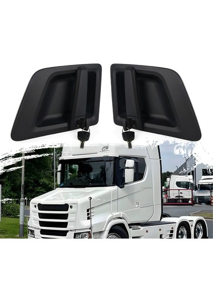 2559145 Kamyon Dış Kapı Kolu Scania Kamyonu Için 2 Tuşlu 2559145L Kamyon Kapı Kolu Parçaları 2559145 Sol (Yurt Dışından) modelleri