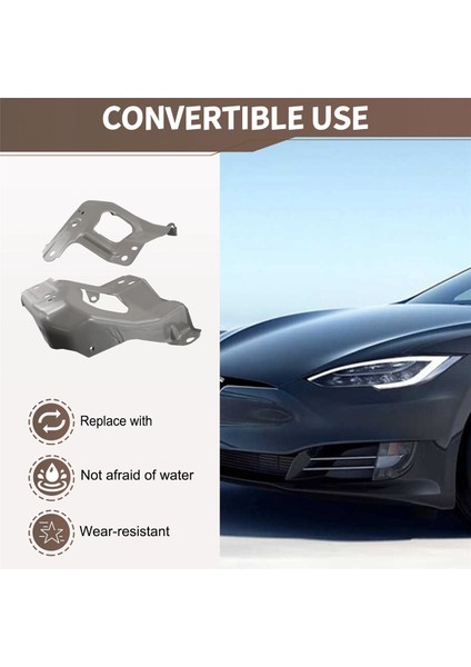 Yeni 1487491-00-B 1487492-00-B Ön Sağ+Tesla Model Y 2020-2022 Fender Desteği Için Sol Çamurluk Destek Braketi (Yurt Dışından) fırsatları