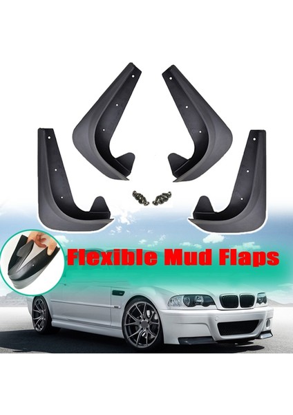 Araba Çamur Flaps Splash Gardiyanlar Mudguard For-Bmw 3 5 7 Serisi E30 E46 E90 E91 E92 E93 E60 F10 F11 G30 E38 E65 F01 (Yurt Dışından) fiyatları