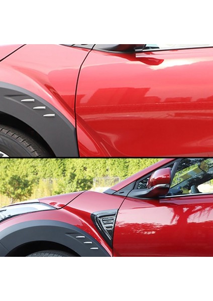 Toyota C-Hr Chr Için 2016-2020 Araç Karbon Fiber Tarzı Yan Ön Hava Hava Havalandırma Çamurluk Trim Dekoratif Kapak Fit Aksesuarları (Yurt Dışından) modelleri