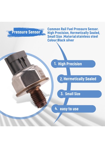 Common Rail Yakıt Basınç Sensörü 45PP3-1 1465A034A 8C1Q9D280AA Nissan Navara D40 Pathfinder 2.5 (Yurt Dışından) indirimleri