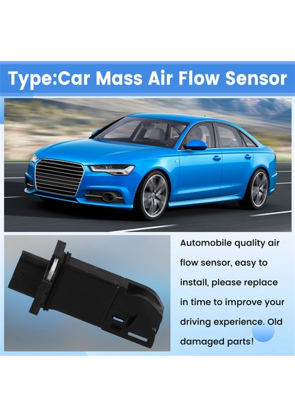 Araba Maf Kütle Hava Akış Sensörü 06J906461D Ası A3 A4 A6 A6 Q3 Q5 Quattro Vw Emme Akış Ölçer Sensörü Için (Yurt Dışından) fırsatları