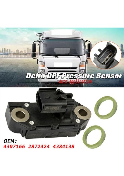 Araç Motoru Egr Delta Dpf Cummins Için Egzoz Diferansiyel Basınç Sensörü Isx Isb 6.7l Isf 3.8 4307166 2872424 4384138 (Yurt Dışından) indirimleri