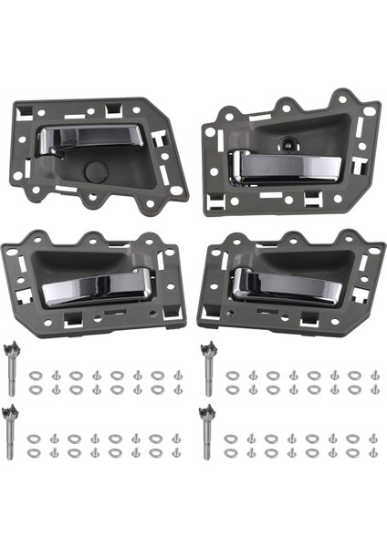 Jeep Grand Cherokee Için Araba Iç Kapı Kolu 2005-2011 Kapı Kolu Ön Arka Sol Sağ (Yurt Dışından) modelleri