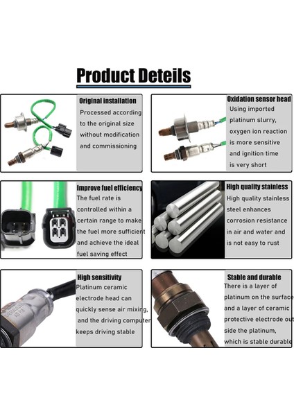 2pcs Up+Honda Accord Için 2 Oksijen Sensörü 2.4l Acura Tsx 2.4l Egzoz Gaz Oksijen Sensörü 36531-R40-A01 (Yurt Dışından) indirimleri