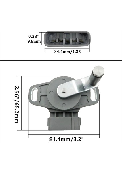 89441-6950A Yeni Gaz Kelebeği Konum Sensörü Hino Dutro Profıa Fn2 E13 198300-8160 S8944-16950 (Yurt Dışından) indirimleri