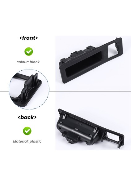 51247463162 Arka Gövde Kapağı Bagaj Kapağı Gövdesi Kapak Asansör Kapısı Kolu -Bmw F22 F30 F33 F10 F25 (Yurt Dışından) fırsatları