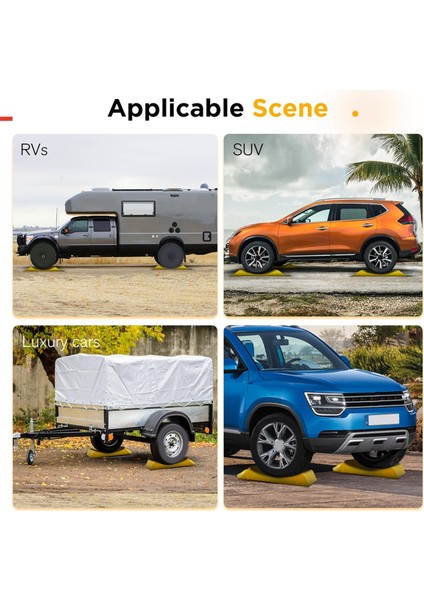 Tekerlekler Lastik Tasarruf Rampaları, Lastik Kayma Önleyici Rampalar Kaymaya Dayanıklı Yük Taşıma Kapasite Aracı Ağır Hizmet Tipi Kamyon Suv, B (Yurt Dışından) modelleri