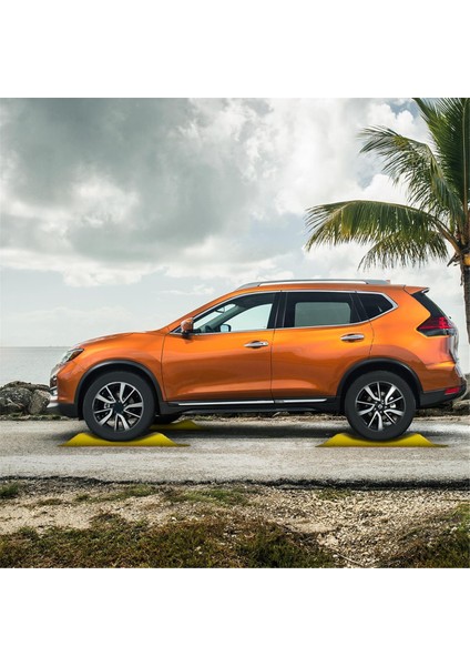 Tekerlekler Lastik Tasarruf Rampaları, Lastik Kayma Önleyici Rampalar Kaymaya Dayanıklı Yük Taşıma Kapasite Aracı Ağır Hizmet Tipi Kamyon Suv, B (Yurt Dışından) fırsatları