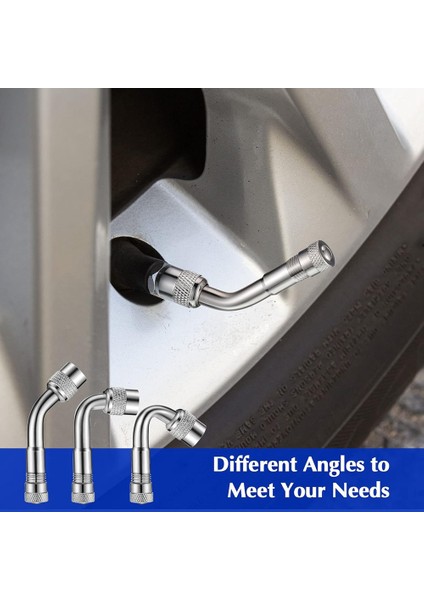 10 Adet Paslanmaz Çelik Valf Gövdesi Uzatma, 4 Adet Çift Lastik Valf Uzantısı 6 Adet Valf Genişletici Adaptörü (Yurt Dışından) modelleri