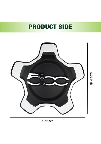 2pcs Araba Tekerlek Merkezi Kapak Kapağı 6AN69LXHAA 735626312 Fiat 500X 2016-2022 Toz Kapağı Araç Aksesuarları (Yurt Dışından) fırsatları