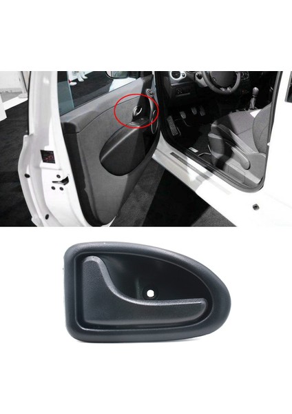 Araba Iç Kapı Kolu 8200646948 8200646939 Renault Megane Clio 2 Için Sol Solda (Yurt Dışından) modelleri