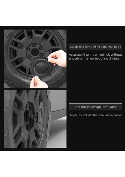 Tekerlek Merkezi Göbek Kapakları Tesla Cybertruck 2024 Aksesuarlar Için Kapak Pas Dayanıklı Çıkarılabilir Orta Tekerlek Kapağı (Yurt Dışından) fırsatları