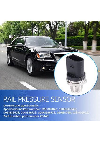 0281002842 Rail Basınç Sensörü A0061536528 Mercedes-Benz Sprinter 0061536528 0041536728 A0041536728 059130758 (Yurt Dışından) fırsatları