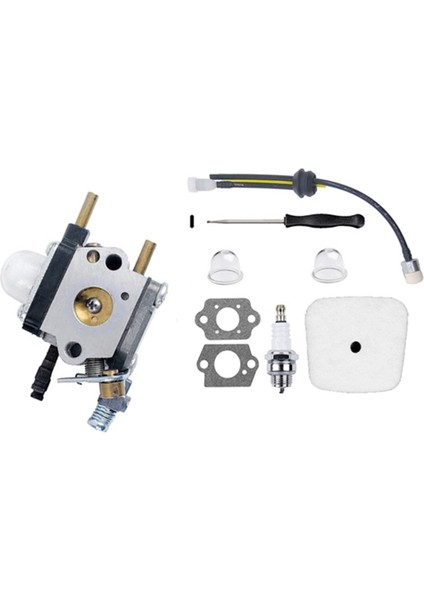 C1U-K54A Karbüratör Çim Biçme Makinesi 2 Döngülü Mantis 7222 7222M 7222E 7225 7230 7240 Tiller Kültivatör Hava Filtre Conta Kiti (Yurt Dışından) modelleri