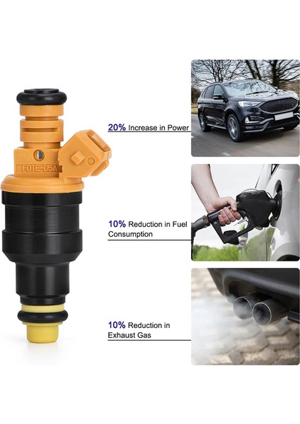 Akış Eşleşen 0280150943 Ford 4.6 5.0 5.4 5.8 Mustang F-150 F-250 F-350 E-150 E-250 Için Yakıt Enjektörleri (Yurt Dışından) modelleri