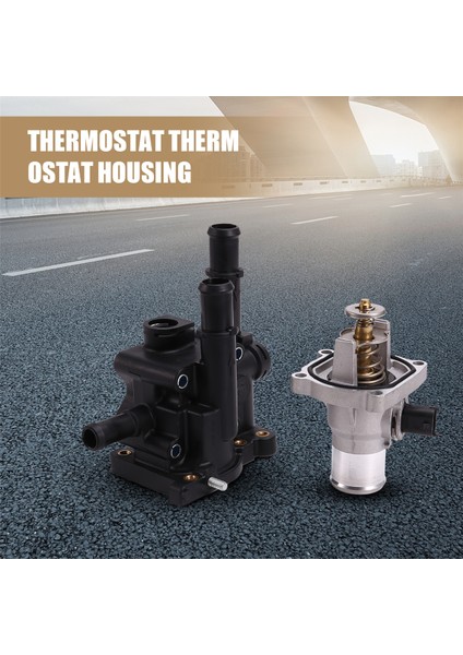Motor Soğutucu Termostat ve Konut/kapak Montajı 96984104 Chevrolet Için 96984103 Chevrolet Cruze Sonic Aveo Pontiac Astra (Yurt Dışından) fırsatları