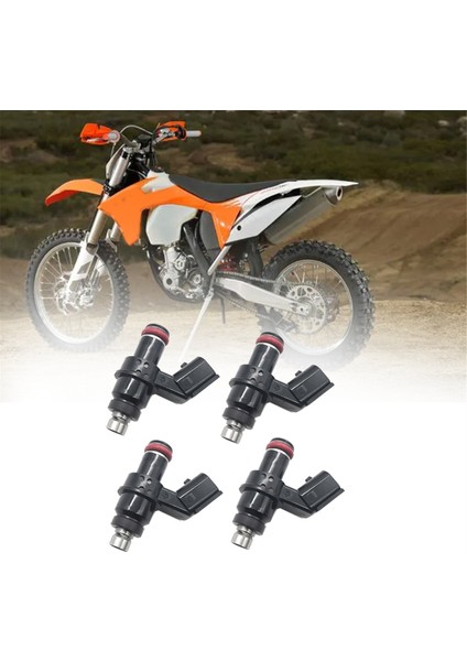 4pcs Motosiklet Yakıt Enjektörü Nozul 75041023144 Husqvarna Ktm 350 450 500 Sxf Xcf Excf Excf Xcw Yakıt Enjeksiyon Kiti (Yurt Dışından) fırsatları