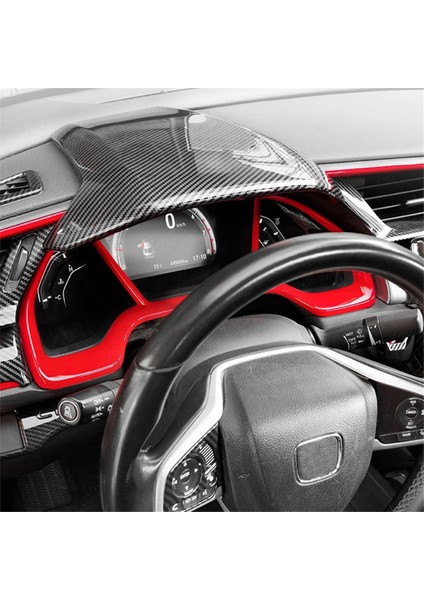 Honda Civic 10. Gen Fk7 Fk8 Sıfc Sıfc Karbon Fiber Gösterge Tablosu Kapak Merkezi Konsol Direksiyon Simidi Hız Türbüsü Kapağı (Yurt Dışından) modelleri
