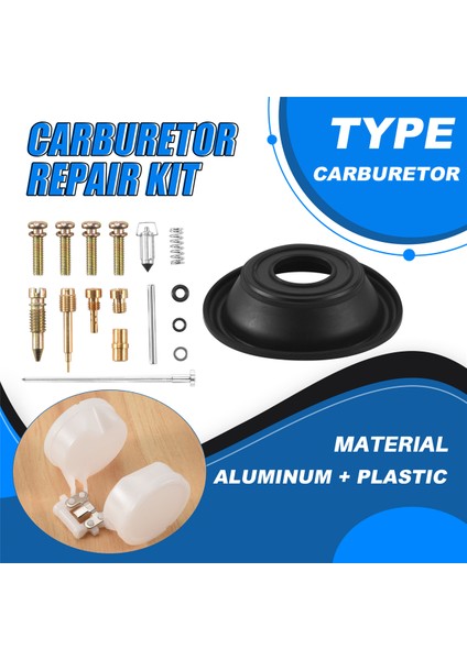 Karbüratör Onarım Kiti Kawasaki ZRX400/ZRX-II ZR400C/E/F Keıhın 1989-1997 Için Vakum Diyaframını Yapılandırma ve Şamandıra (Yurt Dışından) fırsatları