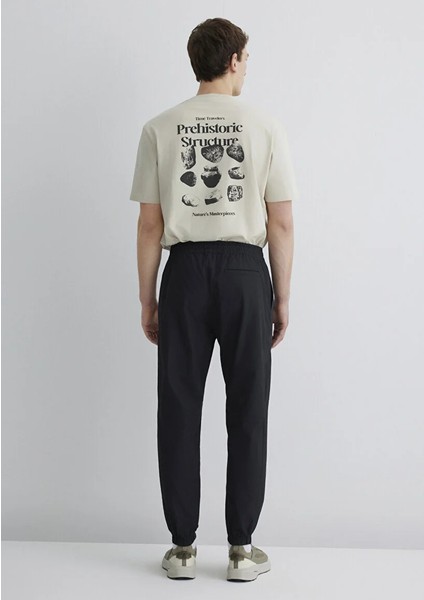 Siyah Jogger Pantolon 0010272-900