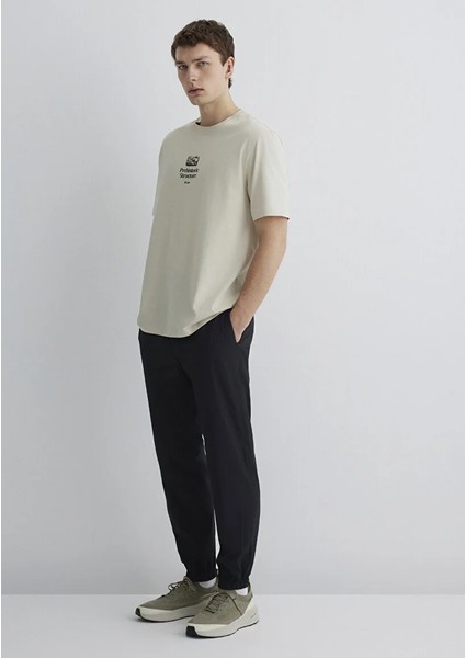 Siyah Jogger Pantolon 0010272-900