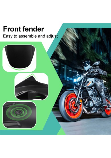 Yamaha Mt-07 Fz-07 2012 2013 2015 2015 2017 Için Motosiklet Ön Çamurluk Ön Lastik Kapak Kaplama Çamurluk (Yurt Dışından) indirimleri