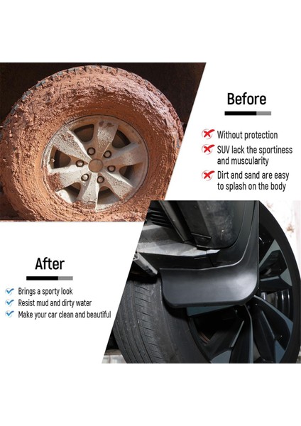 Mazda Cx-50 CX50 2023 2024 Için Çamur Fleps, Lastik Koruyucusu Çamur Korumaları Dış Aksesuarlar (Yurt Dışından) modelleri