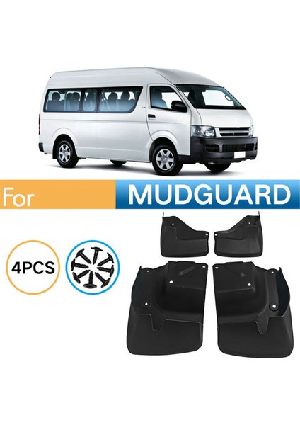 4pcs Araba Çamurluk Çamur Fleps Toyota Haice 2012-2018 Araba Aksesuarları Için Çamur Koruma Çamurluğu (Yurt Dışından) fırsatları