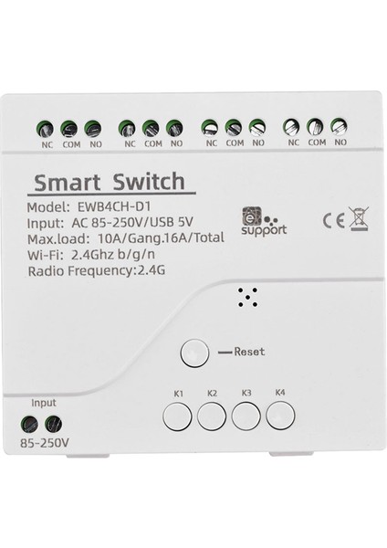 Akıllı Wifi Bluetooth Anahtar Röle Modülü 85-250V Açık Kapalı Kontrol Cihazı (Yurt Dışından)