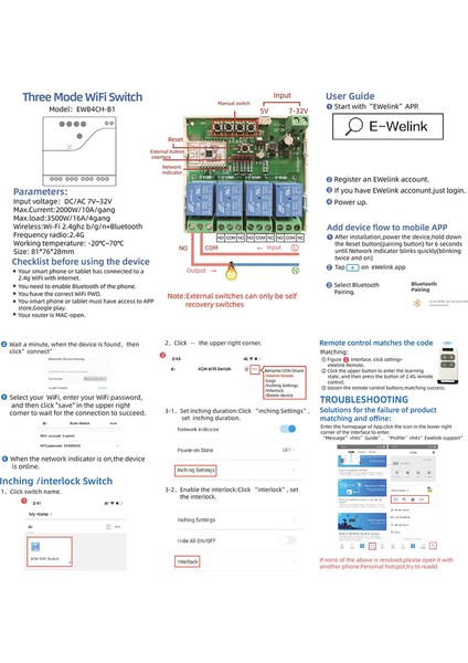 Akıllı Wifi Bluetooth Anahtar Röle Modülü 85-250V Açık Kapalı Kontrol Cihazı (Yurt Dışından) fiyatları